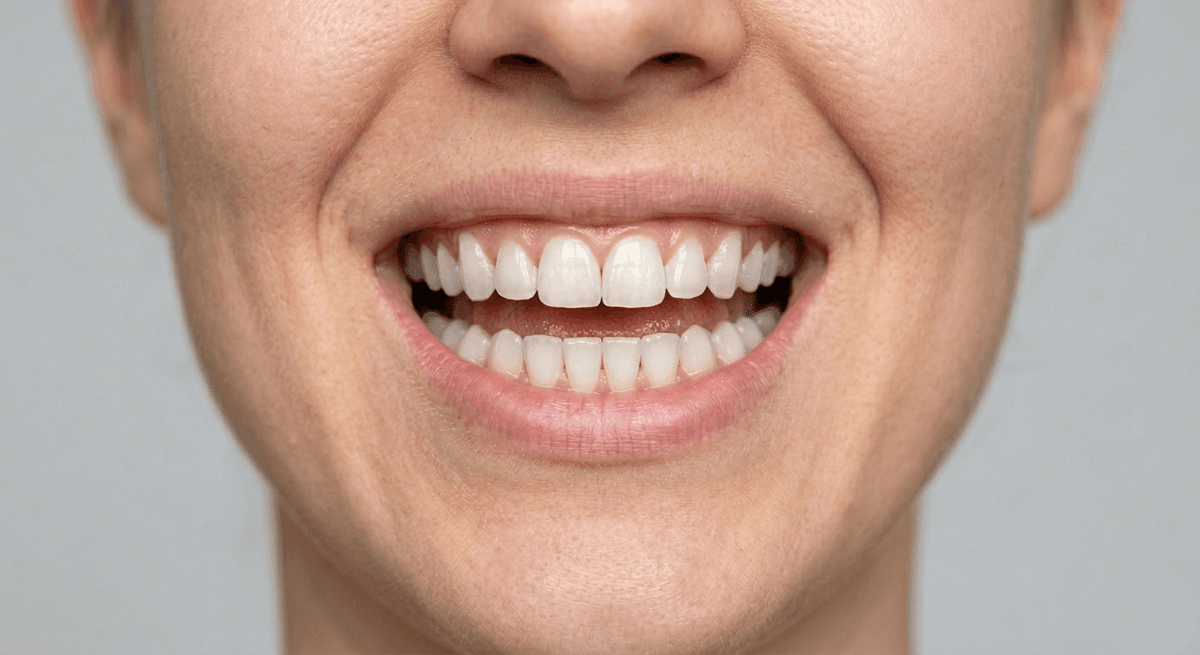 After 7 days of Mawlo Bolder Smile — visibly brighter smile